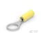 Te Connectivity Ring Terminal, #10 Stud Size, 22 AWG, 300 V, Nylon Insulated, Yellow 8-324075-1 - alternate 1